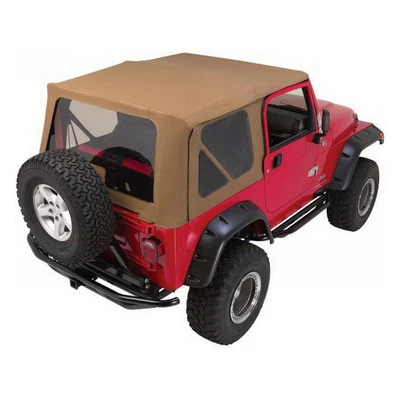 Rampage 68836 Set of Khaki Diamond Soft Top/Frame/Hardware for 97-06 Wrangler TJ - Image 1 of 3