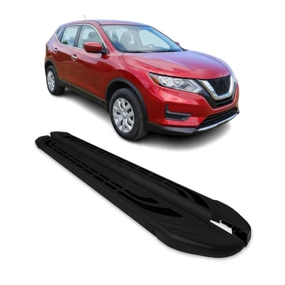 Barras Nerf estriberas laterales para Nissan Rogue Sport 2017-2022 aluminio negro 2x Foto 1 de 4