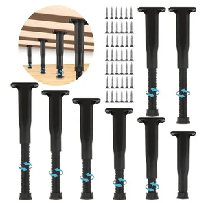 8PCS Adjustable Bed Support Legs, 8.3-14.8 Inch Height Bed 8PCS-8.3x14.8 Inch - Picture 1 of 10