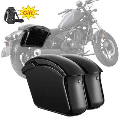 Hard Trunk Saddle Bags Luggage Brackets For Shadow Kawasaki Vulcan Softail Dyna - Image 1 of 4