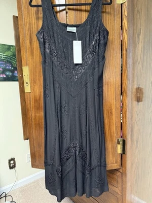 Holy Clothing Black Kayla Embroidered Sleeveless Dress NWT  Large Holyclothing - Image 1 of 4
