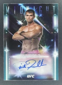2025 Topps Midnight UFC Rich Franklin Glimmer Graphs Auto Twilight /99 - Picture 1 of 2