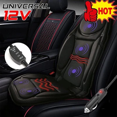 Luxury Heated Car Seat Cushion Heater Aftermarket Cold Winter Universal Fit 12V - Image 1 of 4