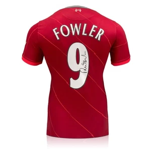 Camiseta de fútbol firmada por Robbie Fowler Liverpool 2021-22 - Imagen 1 de 5