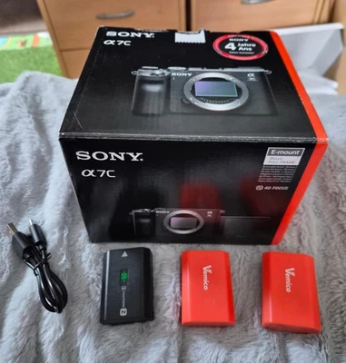 Sony Alpha a7C 24,2MP Spiegellose Systemkamera - Silber (Nur Gehäuse) nur 4800.. - Bild 1 von 4