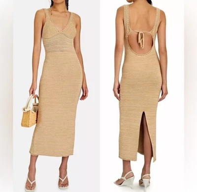 Ronny Kobo Madi Open-Back Knit Maxi Dress Size Small  - Image 1 of 4