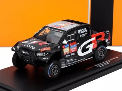 MODELLINO AUTO STATICO IXO TOYOTA GR DKR HILUX DE VILLIERS RALLY DAKAR 2024 1/43 - Immagine 1 di 4