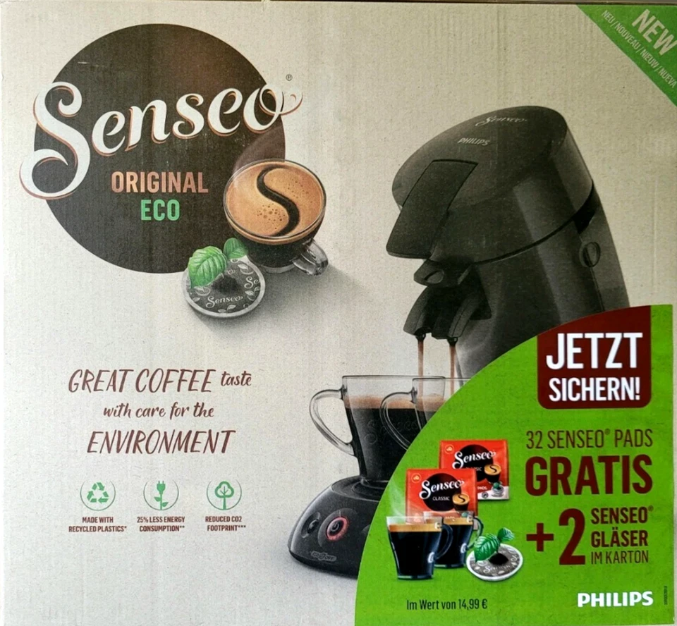 Philips Senseo HD7806 Kaffeepadmaschine - Grau
