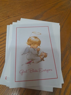 12 Tarjetas de Navidad American Greetings Angel Babes Ruth Morehead? Foto 1 de 2
