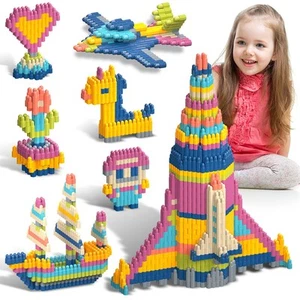 Kinder 1120 Teile Bausteine Set Pädagogisches MINT Bauspielzeug, Bau... - Bild 1 von 6