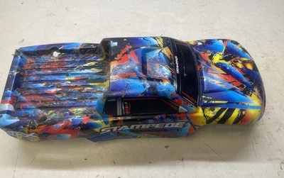 Traxxas Stampede TRX Body Painted Rock n' Roll Graphics - Image 1 of 4