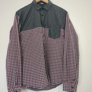Zara Shirt Youth Large Kids Plaid Button up Long Sleeve Western Cotton Cowboy - Picture 1 of 8