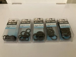 DANCO O RINGS, Popular Sizes,; #9, #10, #11, #12, & #18. 50 "O" Rings Total NIB - Picture 1 of 2
