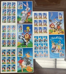 Bugs Sylvester Daffy Coyote Porky Warner US Stempelset 3137 3204 3306 3391 3534 - Bild 1 von 1