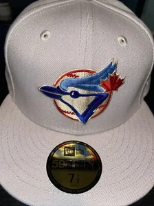 7 5/8 toronto blue jays stone back to back world champs royal blue bottom fitted - Picture 1 of 7