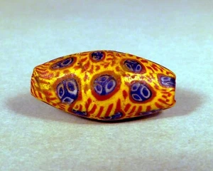 Antike byzantinische Mosaik GLAS PERLE Handelsperle MILLEFIORI Glass Trade Beads - Bild 1 von 6