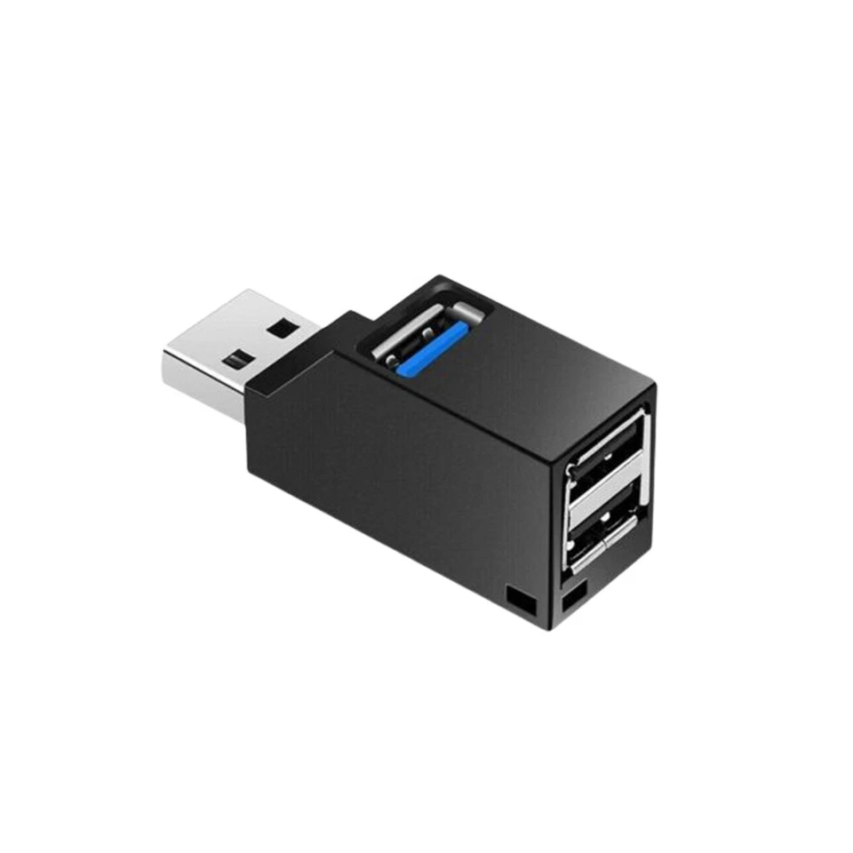 USB 3.0 Hub 3-Port Adapter Charger Data SLIM Super Speed PC Mac Laptop Desktop - Image 1 of 1