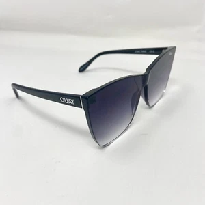 Quay Australia Come Thru Cat Eye Sunglasses Black New with Tags - Picture 1 of 12