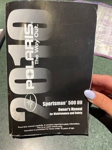 2010 polaris sportsman 500 ho owners manual pn: 9922247 rev 01 used - Picture 1 of 2