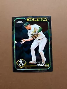 2024 Topps Chrome Sapphire Black Refractor 10 /10 #586 Aledmys Diaz - Picture 1 of 4