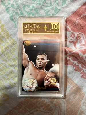 1991 Ringlords Players In.  Mike Tyson Promo Boxing Card Promo Sample ASG 10 Gem - Image 1 of 2