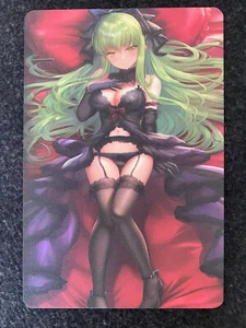 Matchmaker Spicy Waifu NSFW A5 Sizes Card Board C.C. Code Geass Bed - Picture 1 of 3