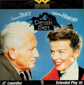Desk Set Widescreen Laserdisc Spencer Tracy Katharine Hepburn Joan Blondell - Picture 1 of 2