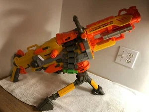 Nerf Vulcan EBF-25 Dart Blaster Belt Machine Gun - Complete Tested DISCONTINUED - Picture 1 of 12