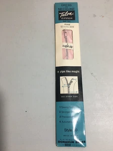  TALON METALL REISSVERSCHLUSS STIL 20 12" PINK - Bild 1 von 1