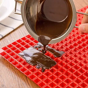 AUS HOT Silicone Multifunctional BBQ Pizza Mat Microwave Grill Mat Oven Tray - Picture 1 of 14