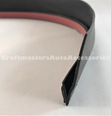 LEER Truck cap models : R / XR / XL / XQ  black 65" rear door skirt seal # 69747 Foto 1 de 3
