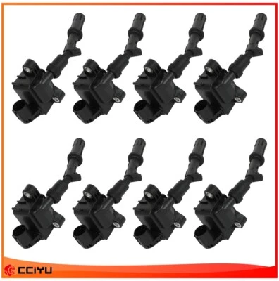CCIYU 8 Ignition Coil Pack For 2013-16 Mercedes Benz SLK55 S63 G63 AMG V8 5.5L Foto 1 de 4