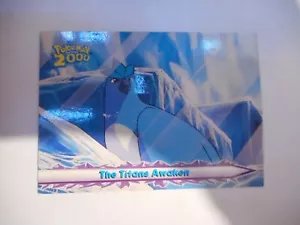 Pokemon 2000 Topps Pokemon The Movie 2000 # 63 The Titans Awaken Card Nice - Picture 1 of 4