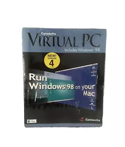 SEALED Connectix Virtual PC 4.0 Includes Windows 98 ~ Run Windows 98 On Mac - Picture 1 of 6