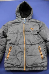 Puma Youth Snow Jacket Full Zip Boys Size Small Tear in Sleeve - Picture 1 of 7