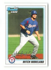 2010 Bowman Mitch Moreland #BP37 Prospects 1st Bowman Texas Rangers