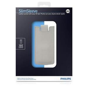 Philips DLA63039/10 PU Leather Sleeve Case for iPod Nano 4G 5G - NEW