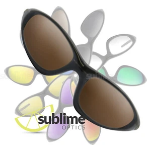 POLARIZED Dark Brown Replacement Lenses For Oakley Straight Jacket 1.0 ~ Bronze - Picture 1 of 5