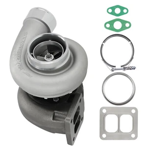 GT45 Turbocharger 600+hp Boost Universal T4 V-band A/R 1.05 .66 Oil Cooled - Picture 1 of 12