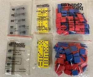 enVisionmath 2.0 Math-Manipulatives Dice, Squares & Overhead Tiles Lot of 2 NEW - Picture 1 of 2