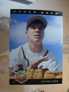 1993 Upper Deck Baseball #24 - Chipper Jones SR - Atlanta Braves 93-314 - Picture 1 of 2