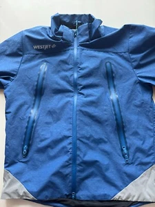 WestJet Cargo Airlines Canada CREW Jacket Blue Men's Windbreaker S Small - Picture 1 of 9