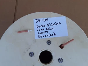 1000 pieds câble coaxial double blindé câble coaxial blindé RG-400 - Photo 1 sur 3