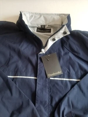 Men’s Dunbrooke XL Packable Blue Zipper Front Jacket New - Image 1 of 4