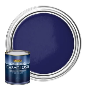 Jotun Yachting EasyGloss Aries Blue Gloss Marine Paint 750ml Boat Dinghy - Picture 1 of 1