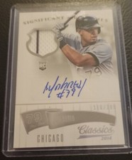Jose Abreu 2014 Classics Significant Rookie Autograph Jersey Auto /299 RPA RC SP