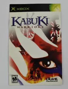 Kabuki Warriors - Original Xbox Authentic Instruction Manual Booklet Only - Bild 1 von 4