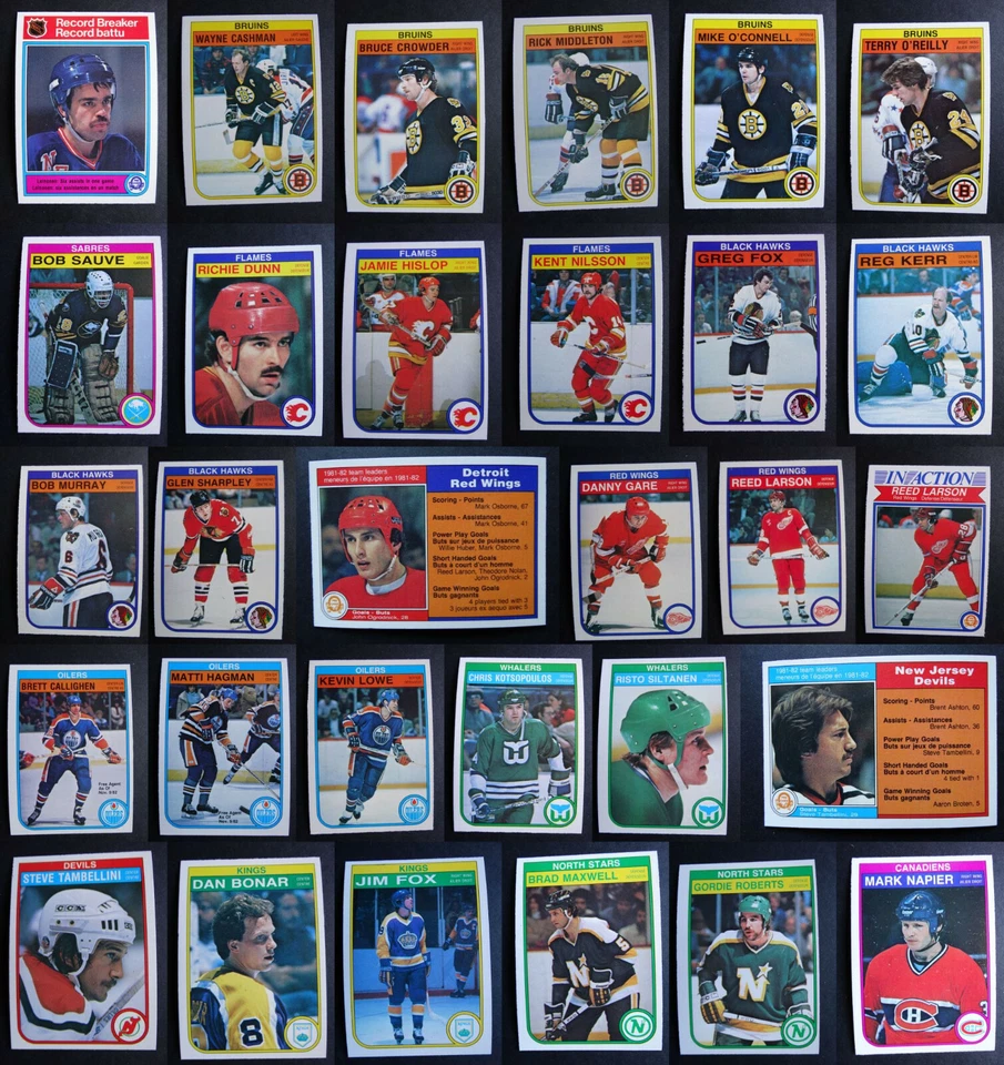 1982-83 O-Pee-Chee OPC Hockey Cards Complete Your Set U You Pick List 1-200 - Image 1 of 1