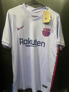 MAGLIA CALCIO NIKE FC BARCELONA LIONEL MESSI #10 RAKUTEN UNICEF DA UOMO TAGLIA MEDIA - Foto 1 di 8