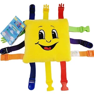NEW Buckle Toys Bongo Square Sensory Learning Toy Fine Motor Skills 6 Buckles - Picture 1 of 15